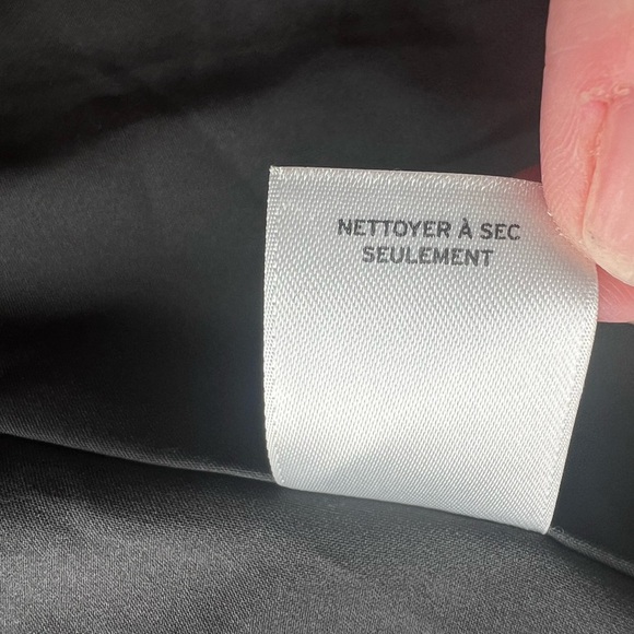 Trouvé sleeveless wool blend long vest jacket with lapel and hook closure Large - Picture 8 of 14